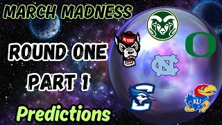 REALISTIC March Madness round one selections [upl. by Cale]