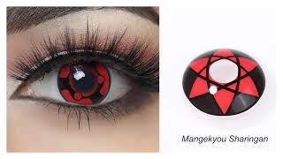 Make your eyes look cool and unique with these Naruto Sharingan contact lenses [upl. by Sileray]