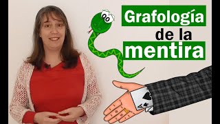 ✍️Grafología de la mentira ¿Cómo escribe un mentiroso🤥 [upl. by Nnaira365]