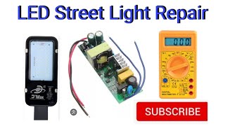 LED Streat Light Blinking Problem Repair How To Repair LED Street Light Blinking Broblem youtube [upl. by Abel53]