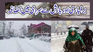 Fresh snowfall in JampK Temperature Down [upl. by Ydna]