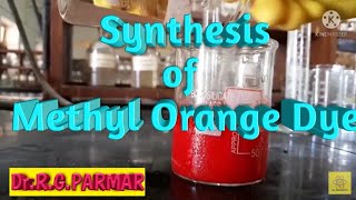 Synthesis of Methyl Orange  Methyl Orange Preparation [upl. by Ecinaj]