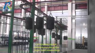 Automatic Water Heater Tank Enamel Coating and Curing Furnace Machinery for Egypt [upl. by Oinotnas]