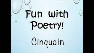 Cinquain Poem [upl. by Zia]