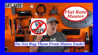 Do Not Buy These From Matco Tools [upl. by Einnoj338]