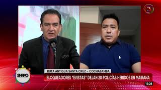 Policías y periodistas fueron agredidos y retenidos como rehenes en Mairana [upl. by Yrocaj9]