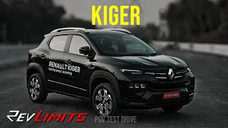 2024 RENAULT KIGER  RXZ  10L 7101 BHP  POVDrive112  RevLimits kiger [upl. by Repohtsirhc]