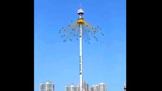 Craziest Drop Tower in South Korea [upl. by Edlun]