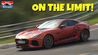 Jaguar FType SVR on the LIMIT on Nürburgring Nordschleife [upl. by Wooster124]