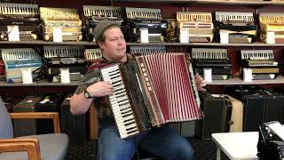 HOHNER ALPINA IV 120C ACCORDION 4REEDS DOUBLE TONE CHAMBER LMMM  Item No CPJHA45 [upl. by Fagin]