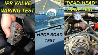 OBS FORD 73 POWERSTROKE HPOP TEST [upl. by Bayless]