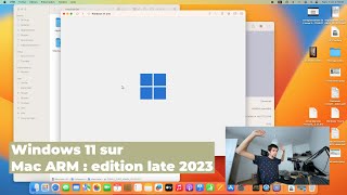 Windows 11 sur Mac ARM via UUP Dump et UTM [upl. by Ecnerolf430]