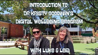 Emmaus Staff introduce families to Dr Kirsty Goodwins Digital Welbeing Program [upl. by Salena]