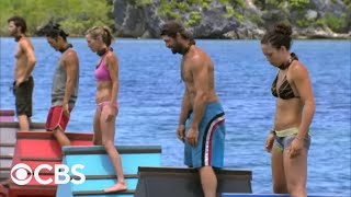 Survivor Cagayan  Immunity Challenge Bermuda Triangles [upl. by Aihpledalihp656]