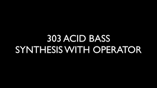 HOW TO MAKE A 303 ACID BASS IN OPERATOR  EMP BASS COURSE PREVIEW [upl. by Ilamad]