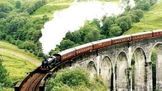 Harry Potter Train Glenfinnan Viaduct Highlands Scotland [upl. by Chariot]