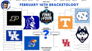 Bracketology Update  February 16 2024 [upl. by Bluma]