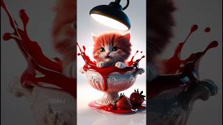 Love cats 💞 cat funny catvideos kitten catlover [upl. by Rinee]