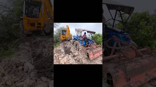 Thar new song trending 🔥 sonalika tractor farming help mhindra and JCB viralshort videotractor [upl. by Ititrefen]