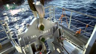 SAL MV Lone Installing Subsea Manifold [upl. by Rima]