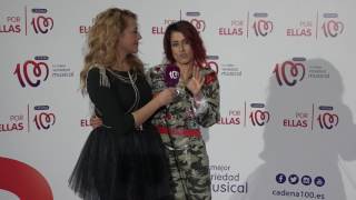 CADENA 100 por ellas 2016 Entrevista con Barei [upl. by Dihahs]