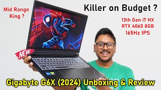 Killer 4060 Gaming Laptop on Budget 🤯Gigabytes New G6X 2024 Review 🔥 [upl. by Rinaldo387]