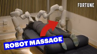 We Tried A 60 Massage Done By AI Robots  It Felt Surprisingly Human [upl. by Eanert694]