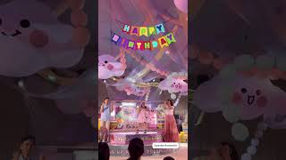 Tali danced at her birthday party with her Mommy Pauleen and Daddy Vic APT [upl. by Hays]