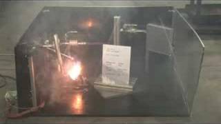 HFO1234yf flammability test  600 Celsius [upl. by Eenad]