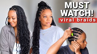 3 Hour NEW Mermaid Boho Braids 📌 Crochet Braids Protective Style  Ywigs [upl. by Rosemari]