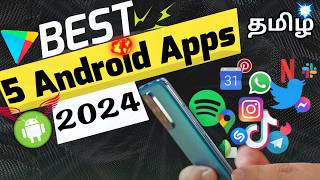 சிறந்த 5 வேற Level Apps from Playstore  Best Andriod Apps from Playstore in tamil Part2 [upl. by Jaan693]