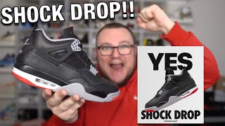 SHOCK DROP HERE JORDAN 4 BRED REIMAGINED CONFIRMED ON SNKRS [upl. by Nilloc]