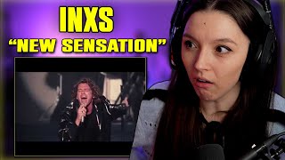 INXS  New Sensation  FIRST TIME REACTION  Live From Wembley Stadium 1991  Live Baby Live [upl. by Ecirtam]