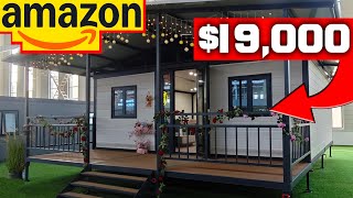 Amazon’s 19000 Tiny House with Balcony Ideal for Off Grid Living amp Solar Power Options [upl. by Safoelc289]