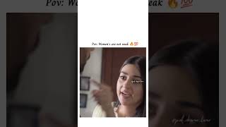 Pov Womens are not weak 🔥💯 short youtubeshorts trending viralvideo sarahkhan yumnazaidi [upl. by Gerson]