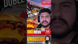 ¡Probando la HAMBURGUESA MÁS FAMOSA de Argentina 🍔  Unboxing de Mostaza shorts food argentina [upl. by Suriaj]