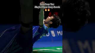 Loh Kean Yew Single Player Jump Smash 🔥🔥🔥 badminton badmintonlovers bwfworldchampionship shorts [upl. by Valera]