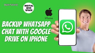 How To Backup WhatsApp Chat With Google Drive On iPhone [upl. by Marketa]