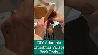 DIY Christmas Village BookendsPutz House shorts [upl. by Artaed]