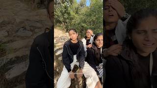 First time trek with sisters 😍  Haalat kharaab 🫠  shorts minivlog vlog brothersister [upl. by Marje591]