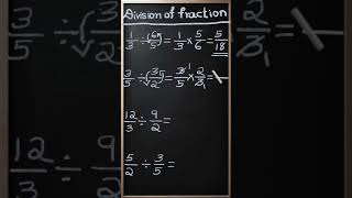 Division Of Fractions [upl. by Enitsua978]