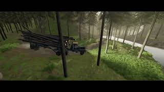 FS22  Skookum Logging LTD Woss BC Fat Truck Cinematic [upl. by Eoin]