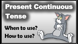 Learn English  Present Continuous Tense English Grammar [upl. by Alinna]