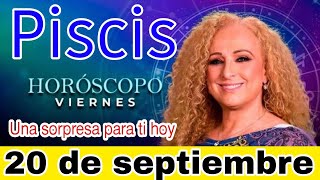 horoscopo de hoy Piscis Horóscopo Diario  Piscis  20 de septiembre de 2024 [upl. by Valenka]