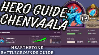 Hearthstone Battlegrounds Guide  Hero Guide Chenvaala  Battlegrounds Best Hero [upl. by Aretahs397]