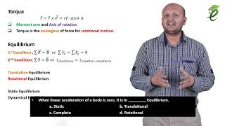 ECAT Physics L8  Torque and Equilibrium  24 to 26 [upl. by Hagar]