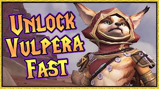 How to unlock Vulpera Fast  Unlock allied races guide [upl. by Wrennie]