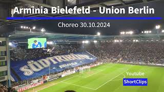 Arminia  Bielefeld  Union Berlin  Choreo  DFBPokal [upl. by Bartolomeo]