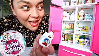 I put all my Mini Brands into a Mini Refrigerator [upl. by Tavie]