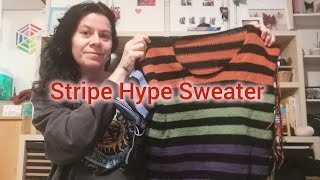 MASCHENTRATSCH 24  Stripe Hype Sweater goes Halloween  Kleid selbst designen  WestenFail [upl. by Eimia]